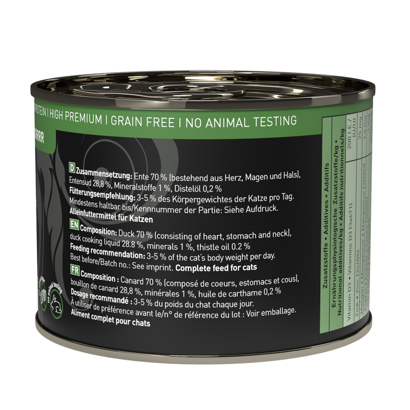 Catz Finefood Purrrr No.115 – Duck 85g/200g