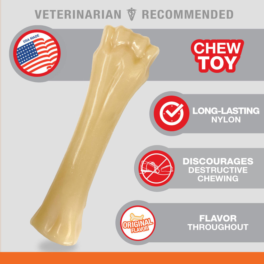 Nylabone Dog Chew Toy Power Chew Original Bone - Orginal Falvour