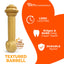 Nylabone Dog Chew Toy Power Chew Barbell - Peanut Butter