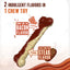 Nylabone Dog Chew Toy Power Chew Basted Blast Original & Textured Bone