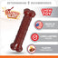 Nylabone Dog Chew Toy Power Chew Basted Blast Chew Textured Bone
