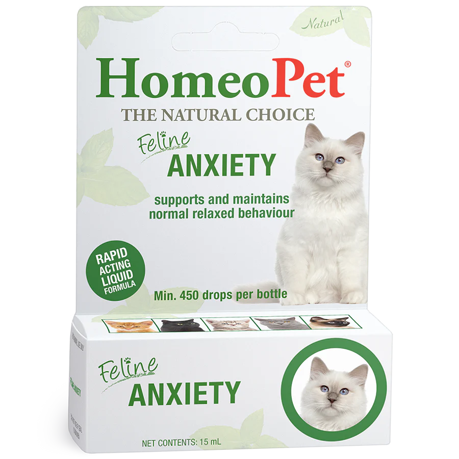 HomeoPet Feline Anxiety Cat Drops 15ml