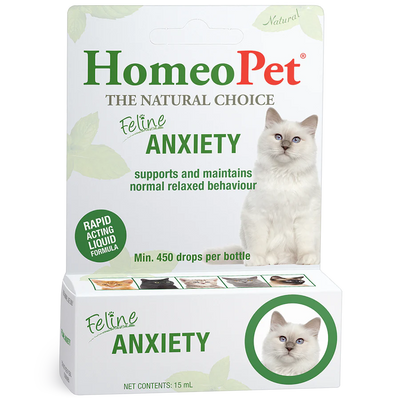 HomeoPet Feline Anxiety Cat Drops 15ml