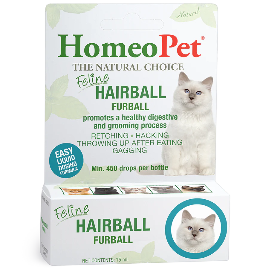 HomeoPet Feline Furball Cat Drops 15ml