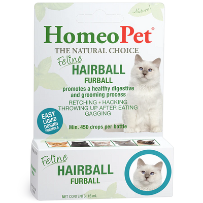 HomeoPet Feline Furball Cat Drops 15ml