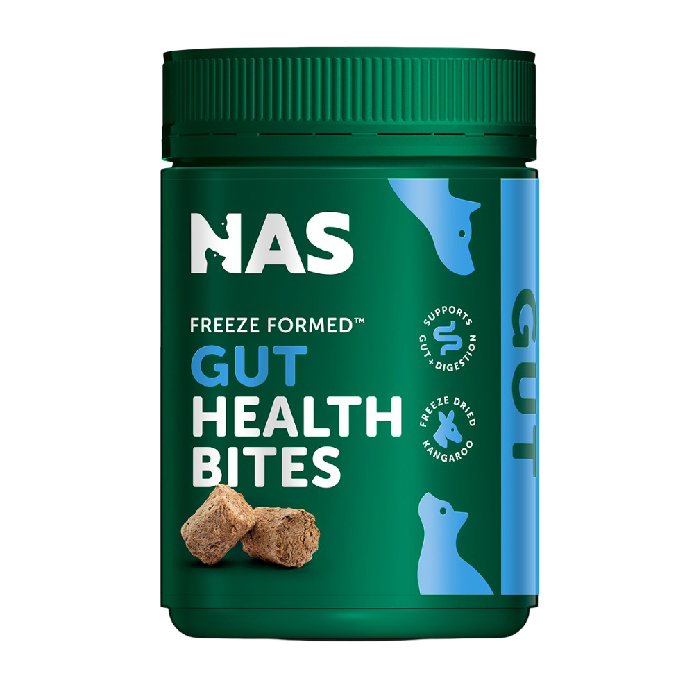 NAS Natural Animal Solutions - Freeze Formed ™ Gut Health Bites For Dogs and Cats