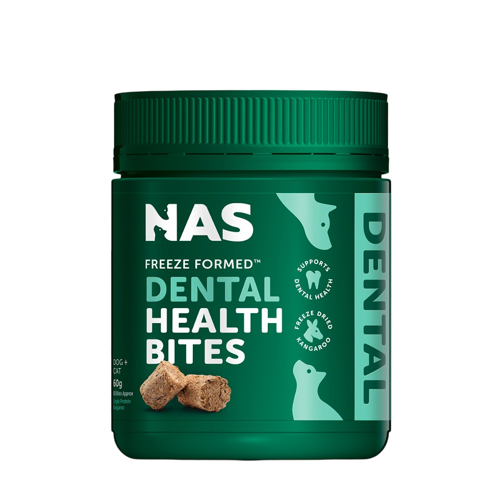 NAS Natural Animal Solutions - Freeze Formed ™ Dental Health Bites For Dogs and Cats