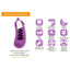 PETOPIA Ultra Tough Dog Toy Stuffed Eggplant