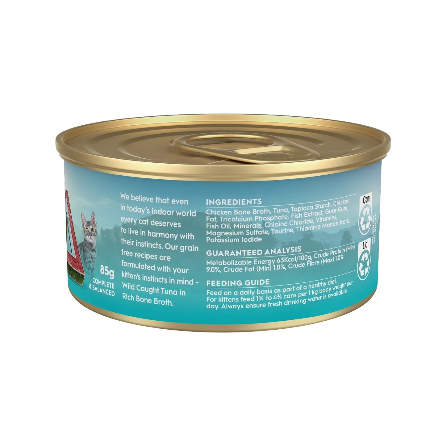 TRILOGY™ KITTEN Cat Wet Food - WILD CAUGHT TUNA IN BONE BROTH