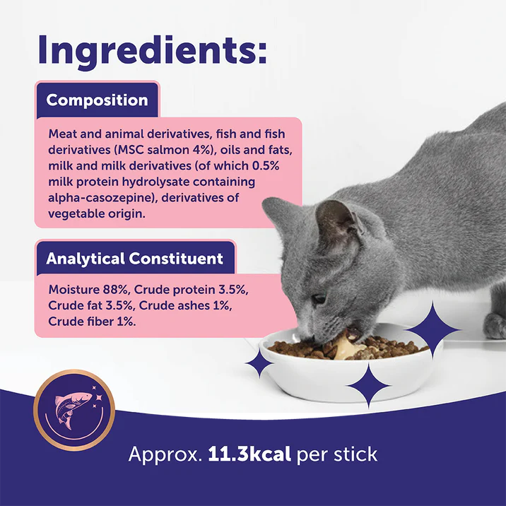 FELIWAY Cat Treat Happy Snack Calming Treat Salmon 15g x 6