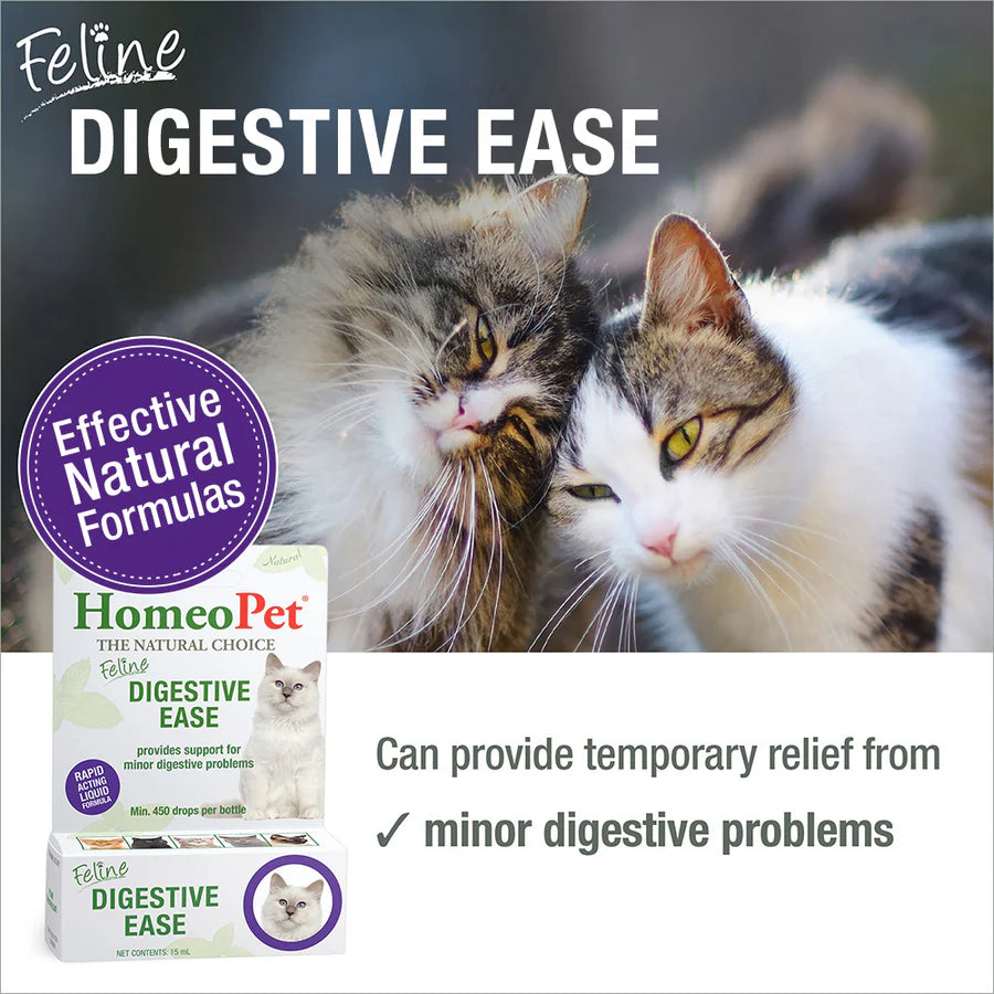 HomeoPet Feline Digestive Ease Cat Drops 15ml