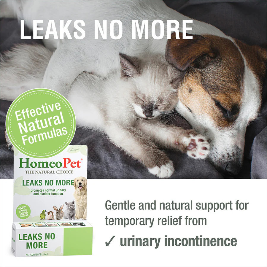 HomeoPet Leaks No More Drops 15ml