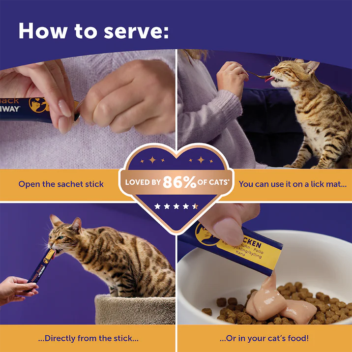 FELIWAY Cat Treat Happy Snack Calming Treat Chicken 15g x 6
