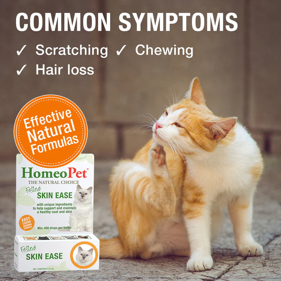 HomeoPet Feline Skin Ease Cat Drops 15ml
