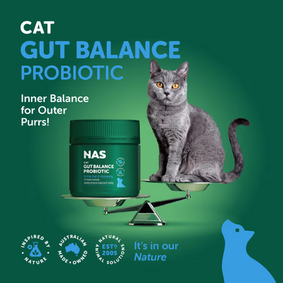 [BBD Nov/2026] NAS Natural Animal Solutions - Gut Balance Probiotic – Feline 80g