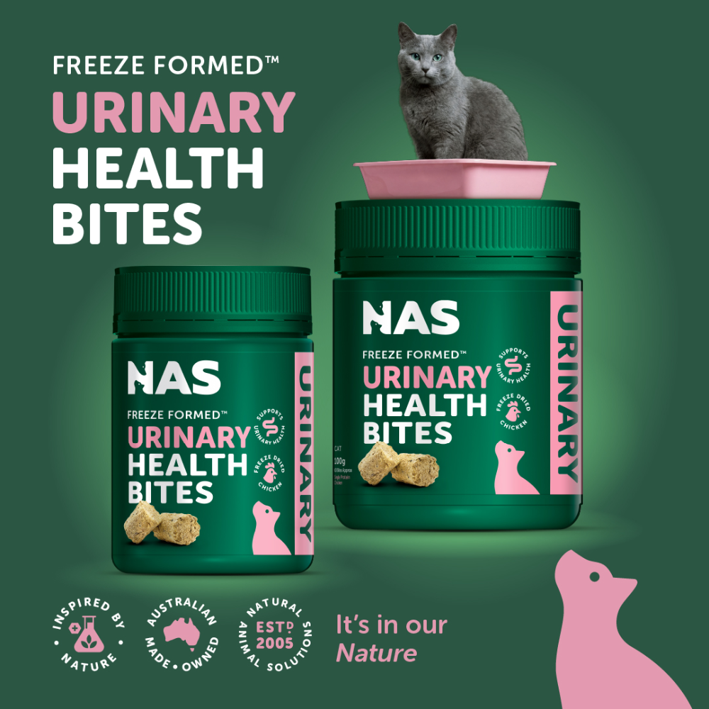NAS Natural Animal Solutions - Freeze Formed ™ Feline Urinary Health Bites For Cats