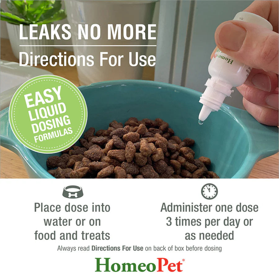 HomeoPet Leaks No More Drops 15ml