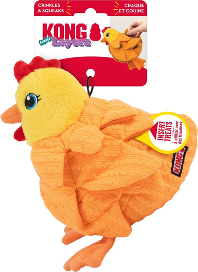 KONG Layerz Hen Forage Dog Toy