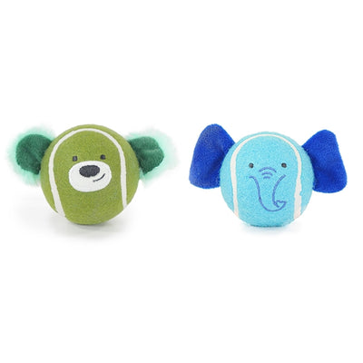 Rosewood Dog Toy BATTERSEA RUBBER BALL ANIMALS (2PC)