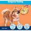 BARK Australian Outbark Collection Kangaroo Tossing Tough Flying Disc Dog Toy