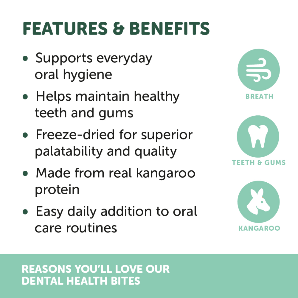 NAS Natural Animal Solutions - Freeze Formed ™ Dental Health Bites For Dogs and Cats