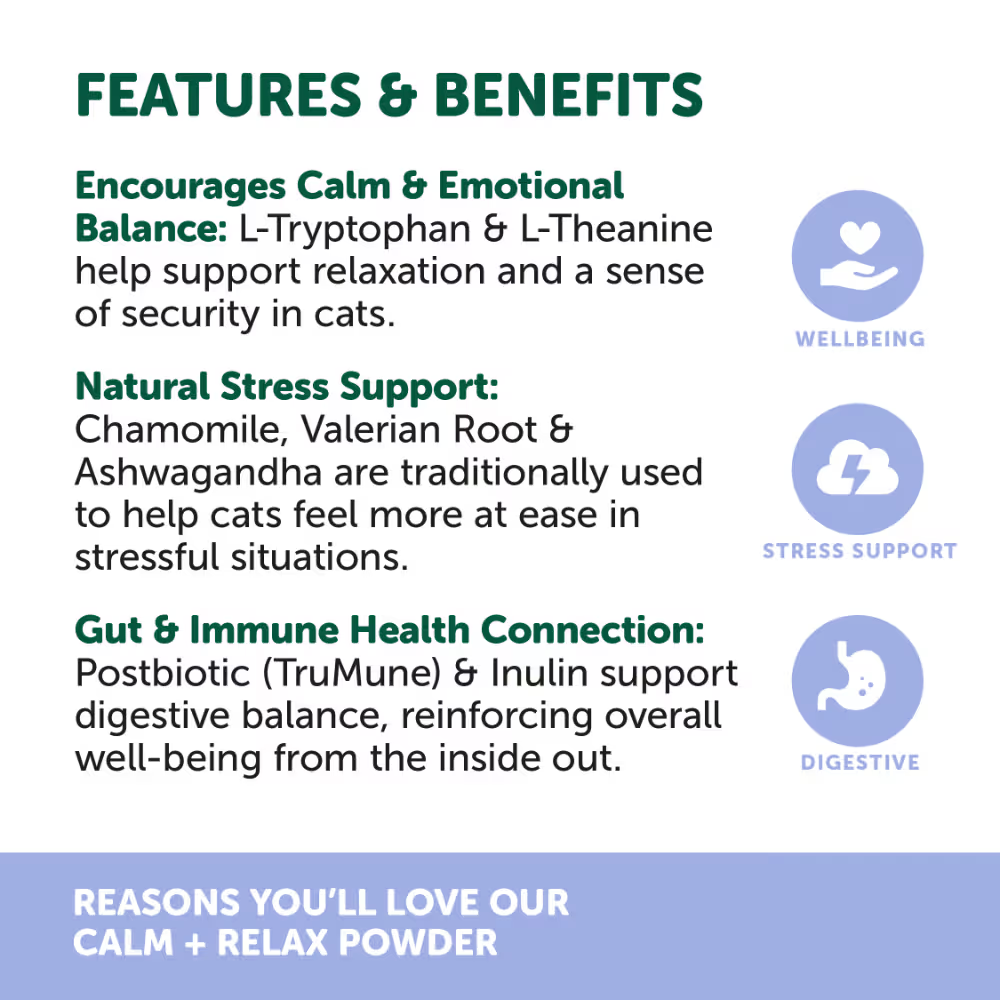 NAS Natural Animal Solutions - Calm & Relax Feline 80g