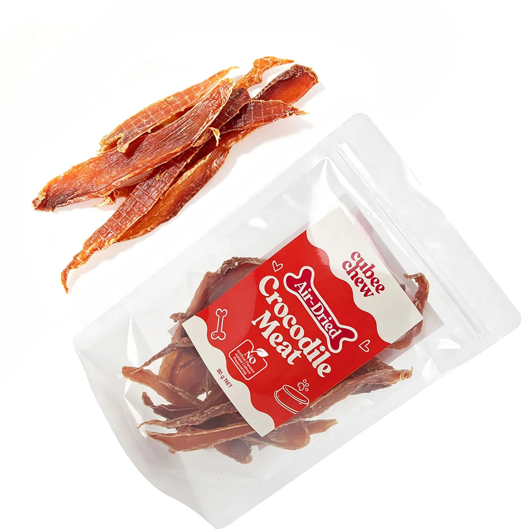 Cubee Chew Dog Treats Air-Dried Crocodile Meat 80g