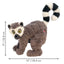 KONG Squeaky Plush Dog Toy Scampers Lemur Medium