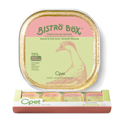 OPET Wet Cat Food Premium Bistro Box - GOOSE & FOIE GRAS RECIPE