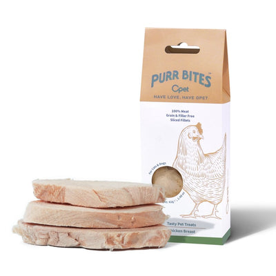OPET Purr Bites Treat For Dogs and Cats - Chicken Sliced Fillet 42g