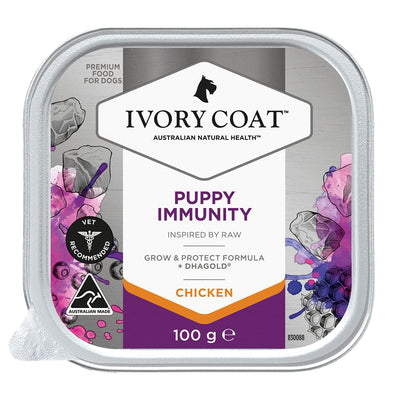IVORY COAT - Inspired by Raw Immunity Puppy Formula Dog Wet Food