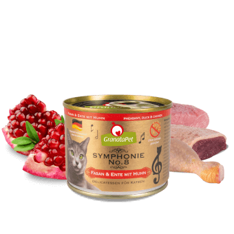 GranataPet Symphonie - No. 8 Pheasant & Duck with Chicken Cat Wet Food