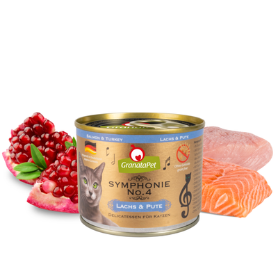 GranataPet Symphonie - No. 4 Salmon & Turkey Cat Wet Food