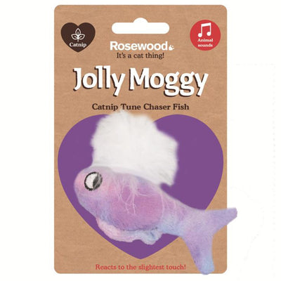Rosewood Cat Toy Catnip Tune Chaser Fish