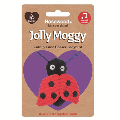 Rosewood Cat Toy Catnip Tune Chaser Landybird