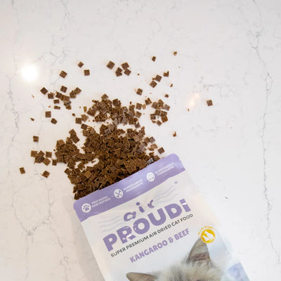 Air Proudi Air Dried Cat Food - Kangaroo & Beef