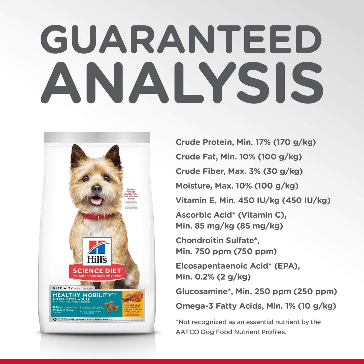 Hill's Science Diet Dog Dry Food Healthy Mobility Small Bites