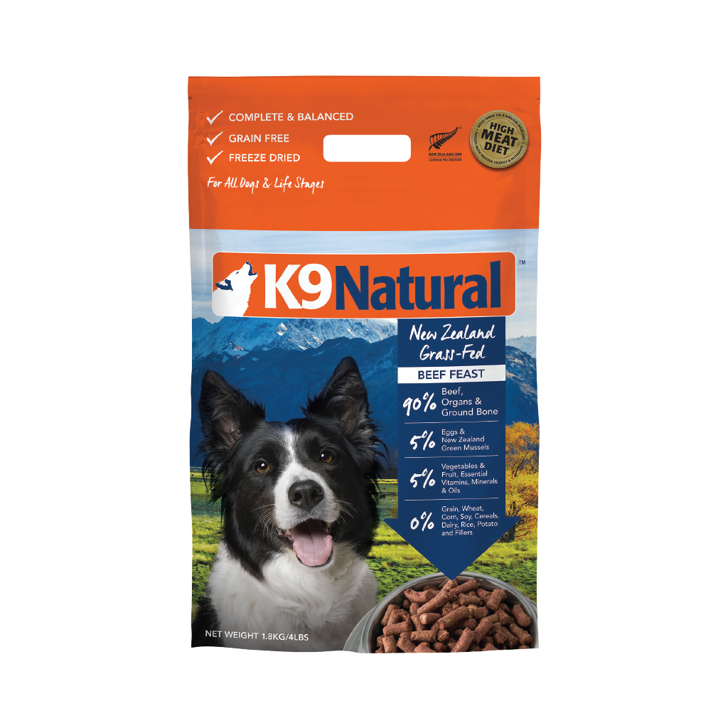 K9 Natural Beef Feast Freeze-Dried Dog Food