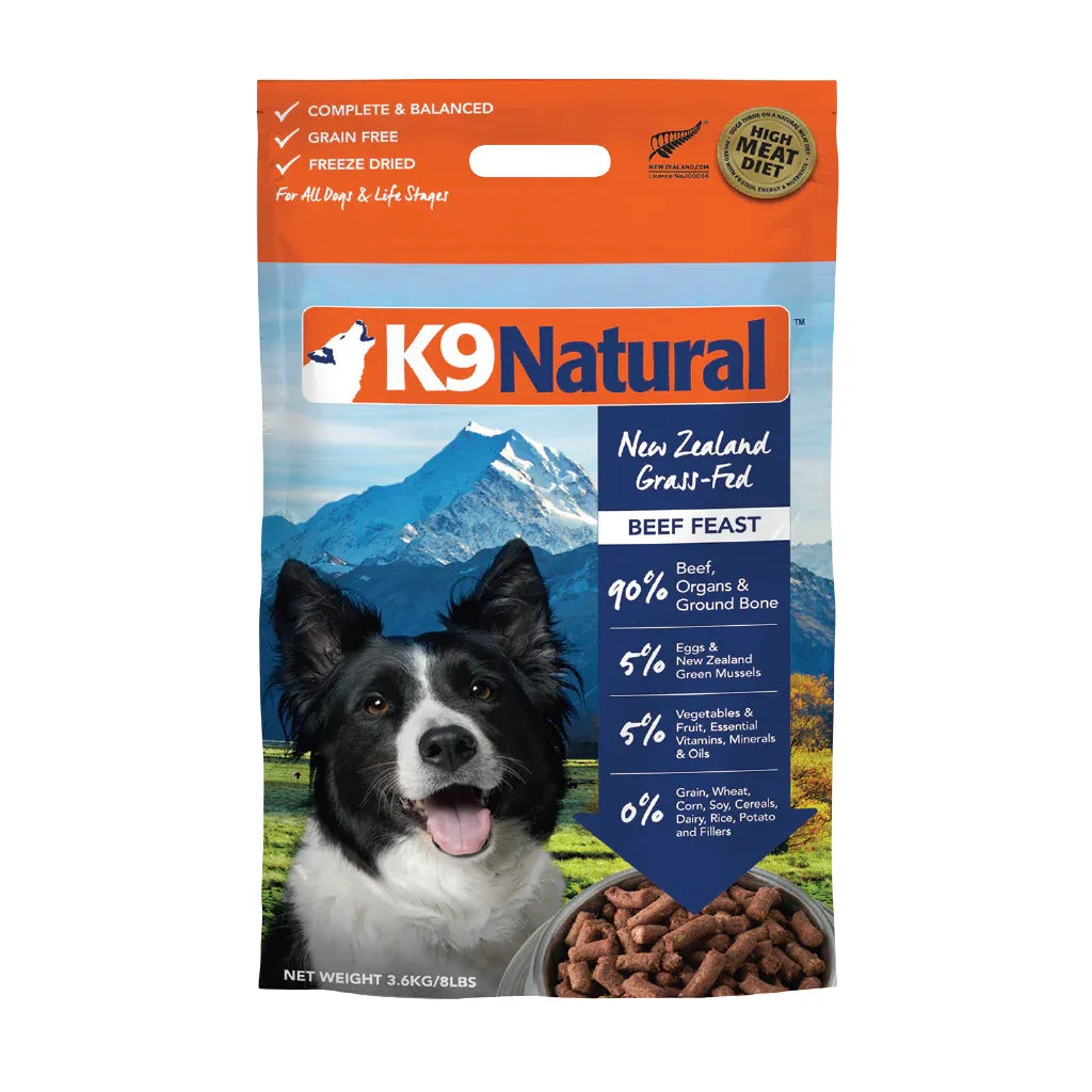 K9 Natural Beef Feast Freeze-Dried Dog Food