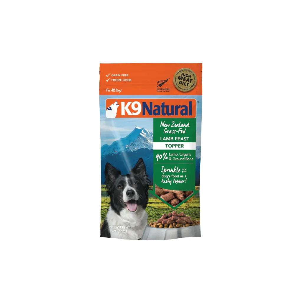 K9 Natural Lamb Feast Freeze-Dried Topper 142g