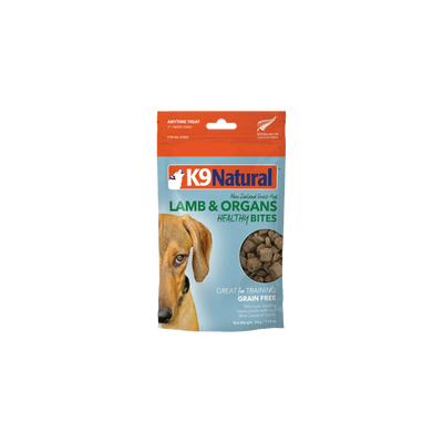 K9 Natural Lamb & Organs Healthy Bites Dog Treats 50g