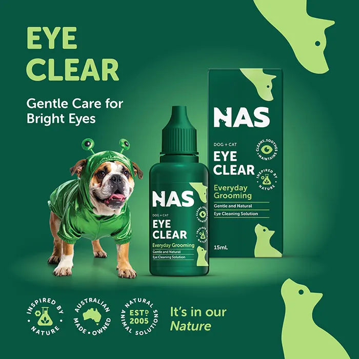 NAS Natural Animal Solutions - Eye Clear Drops 15ml