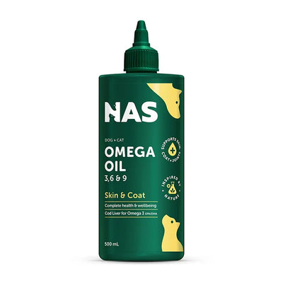 NAS Natural Animal Solutions - Omega 3,6 & 9 Oil 500ml