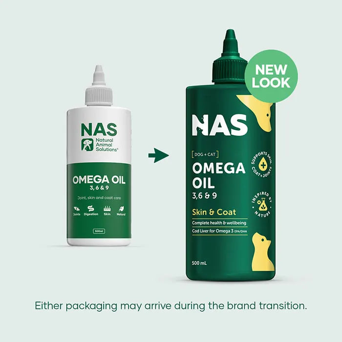 NAS Natural Animal Solutions - Omega 3,6 & 9 Oil 500ml