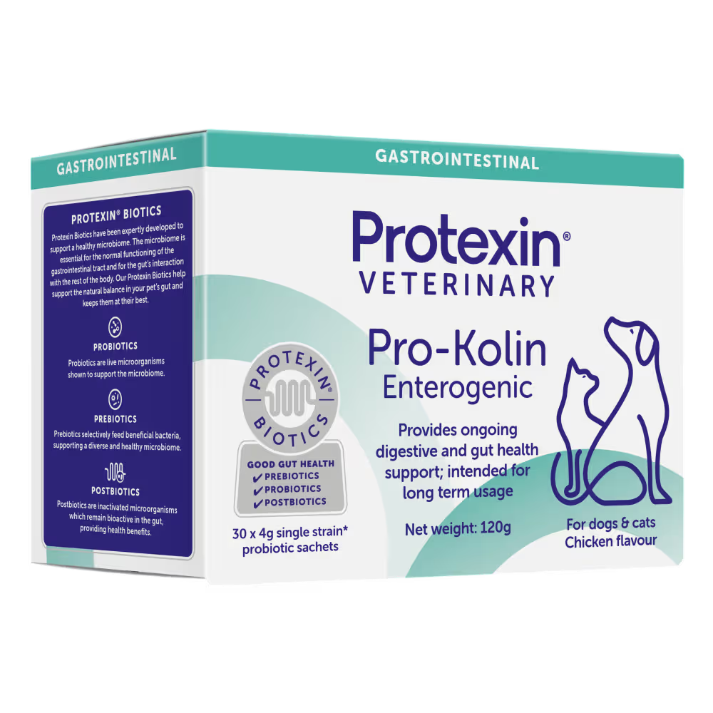 Protexin Pro-Kolin Enterogenic Gastrointestinal Support For Dogs & Cats 30Pack