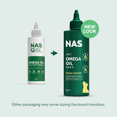 NAS Natural Animal Solutions - Omega Oil – Cat Formula 200ml