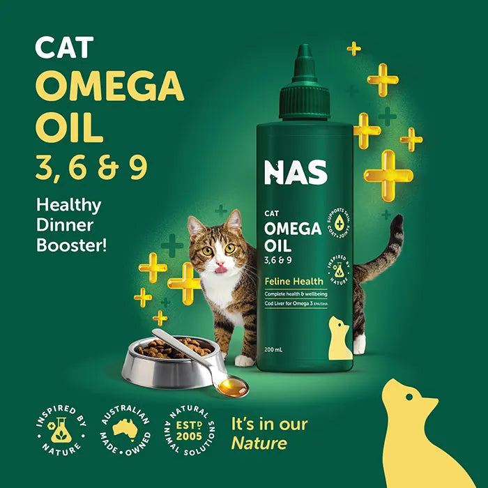 NAS Natural Animal Solutions - Omega Oil – Cat Formula 200ml