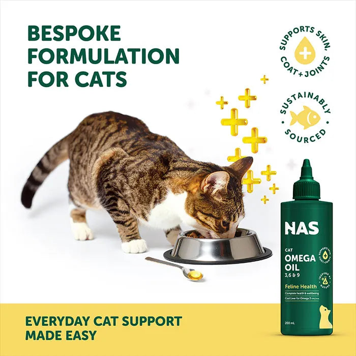 NAS Natural Animal Solutions - Omega Oil – Cat Formula 200ml