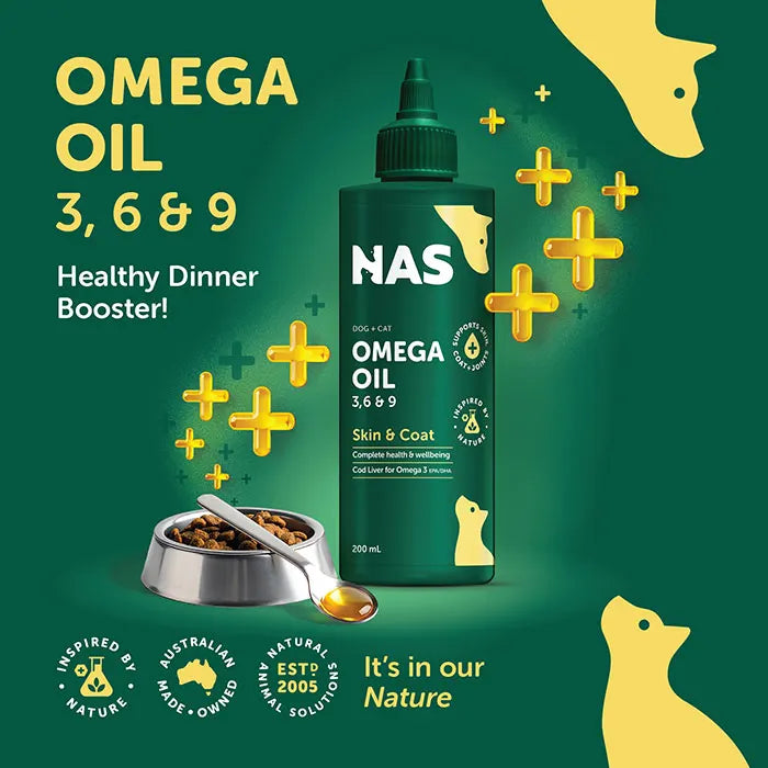 NAS Natural Animal Solutions - Omega 3,6 & 9 Oil 200ml