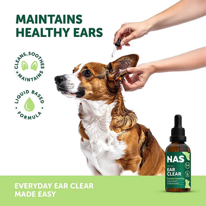 NAS Natural Animal Solutions - Ear Clear Drops 50ml
